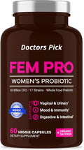 Doctors Pick Fem Pro Probióticos para Mujeres – 60 Cápsulas Veganas