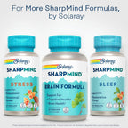 Solaray SharpMind Fórmula de Apoyo Cerebral - Suplemento Nootrópico para la Salud del Cerebro