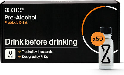 ZBiotics Probiótico Pre-Alcohol (6 botellas – Respaldo científico: Desarrollado por doctores en ciencias, ZBiotics – Image 9