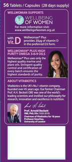Vitabiotics Wellwoman Plus 56 Unidades (Multivitaminas + Omega 3-6-9)