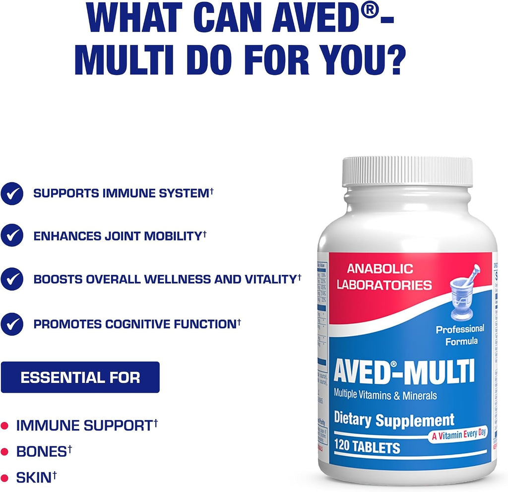 Multivitamínico 30-en-1 con Hierro | Mayores 50 | Anabolic Laboratories