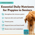 Natural Dog Company 25-in-1 Multivitamin for Dogs – Golosinas blandas formuladas por veterinarios para cachorros, adultos y seniors, 90 unidades