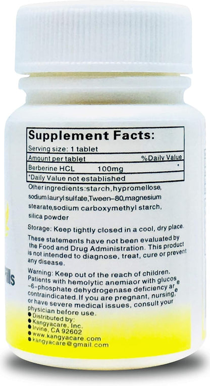 Berberine Herbal Pills - Huang Lian Su - Extracto de Berberina - 100 Comprimidos – Image 3