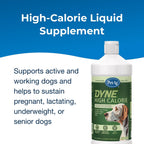 PetAg Dyne Suplemento Nutricional Líquido de Alto Contenido Calórico para Perros y Cachorros de 8 Semanas o Más - 946 ml - Sabor Vainilla Dulce