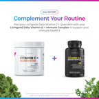 Livingood Daily Vitamina C en Polvo 2600 mg con Quercetina - 30 Dosis, Sabor Naranja