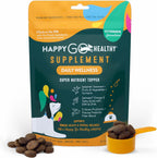 Happy Go Healthy Suplemento para Piel y Pelaje para Perros | Con Omega-3 y Probióticos | 21 porciones
