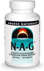 Source Naturals N-A-G N-Acetilglucosamina 500 mg - 60 Comprimidos