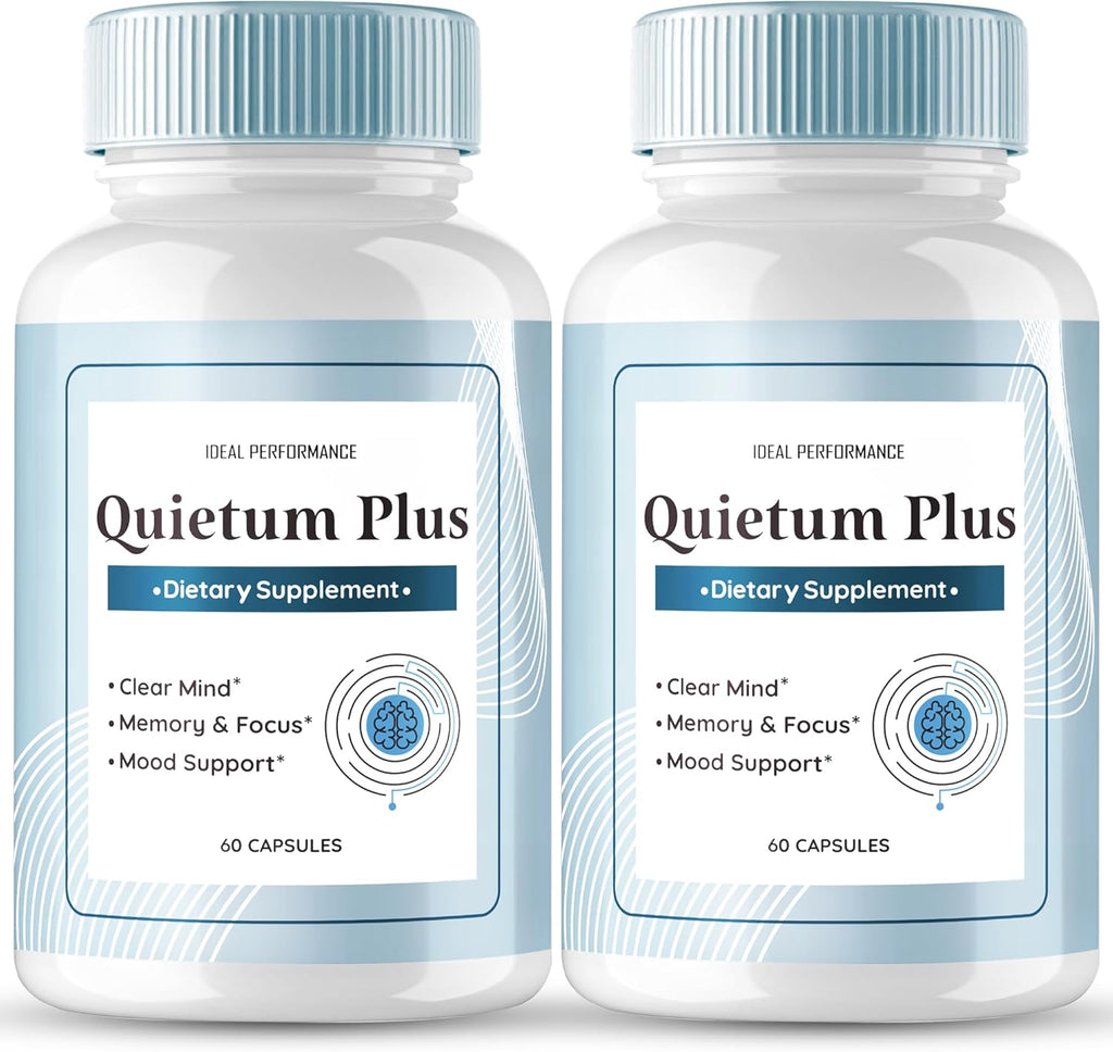 Quietum Plus - Complemento Alimenticio para la Salud Auditiva, Fórmula Avanzada, 2 Paquetes