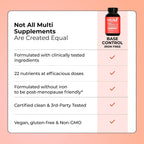HUM Base Control Multivitamínico para Mujeres, con Vitamina C, Biotina, Zinc, Complejo B - 30 Cápsulas