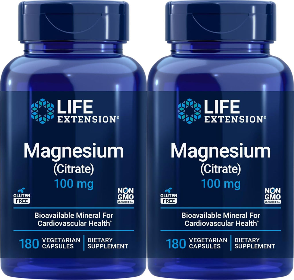 Life Extension Magnesio Citrato, 100 mg, 200 Cápsulas
