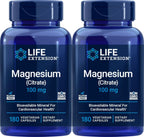 Life Extension Magnesio Citrato, 100 mg, 200 Cápsulas