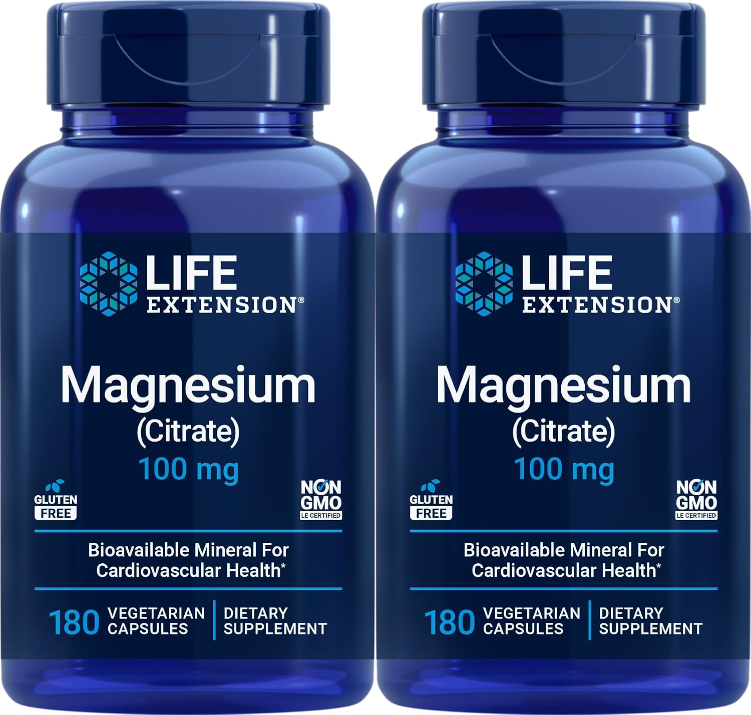 Life Extension Magnesio Citrato, 100 mg, 200 Cápsulas