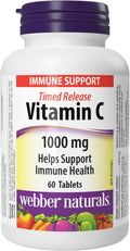 Webber Naturals Vitamin C Timed Release 1,000 mg, 60 Tablets