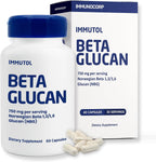 Immutol Suplemento de Apoyo Inmune - 750mg Beta Glucano 1,3 1,6 - 60 Cápsulas