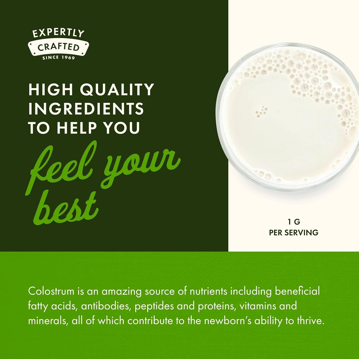 Swanson High Ig Calostro 500 mg - 120 Cápsulas