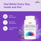 GNC Women's Prenatal Multivitamin con DHA y Hierro - 90 Cápsulas Blandas