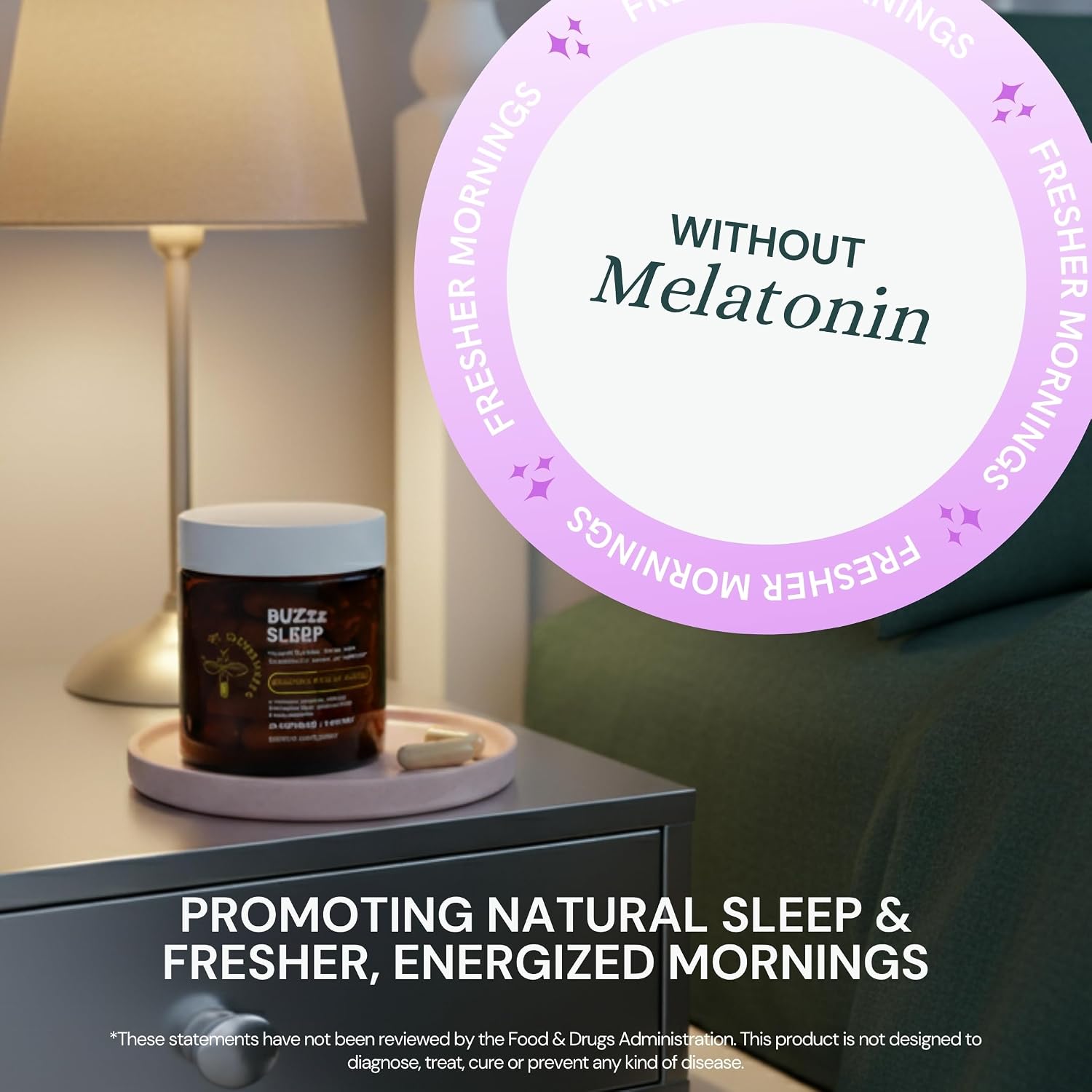 Dr Sosnowski's BUZzz Suplemento para Dormir | Magnesio, Propóleo, Ashwagandha, Valeriana, Pasiflora | Relaja, Duerme Más Profundo, Despierta Renovado | 60 Cápsulas