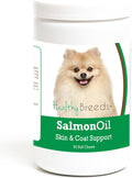 Healthy Breeds Pomeranian Aceite de Salmón Masticables Blandos 90 Unidades