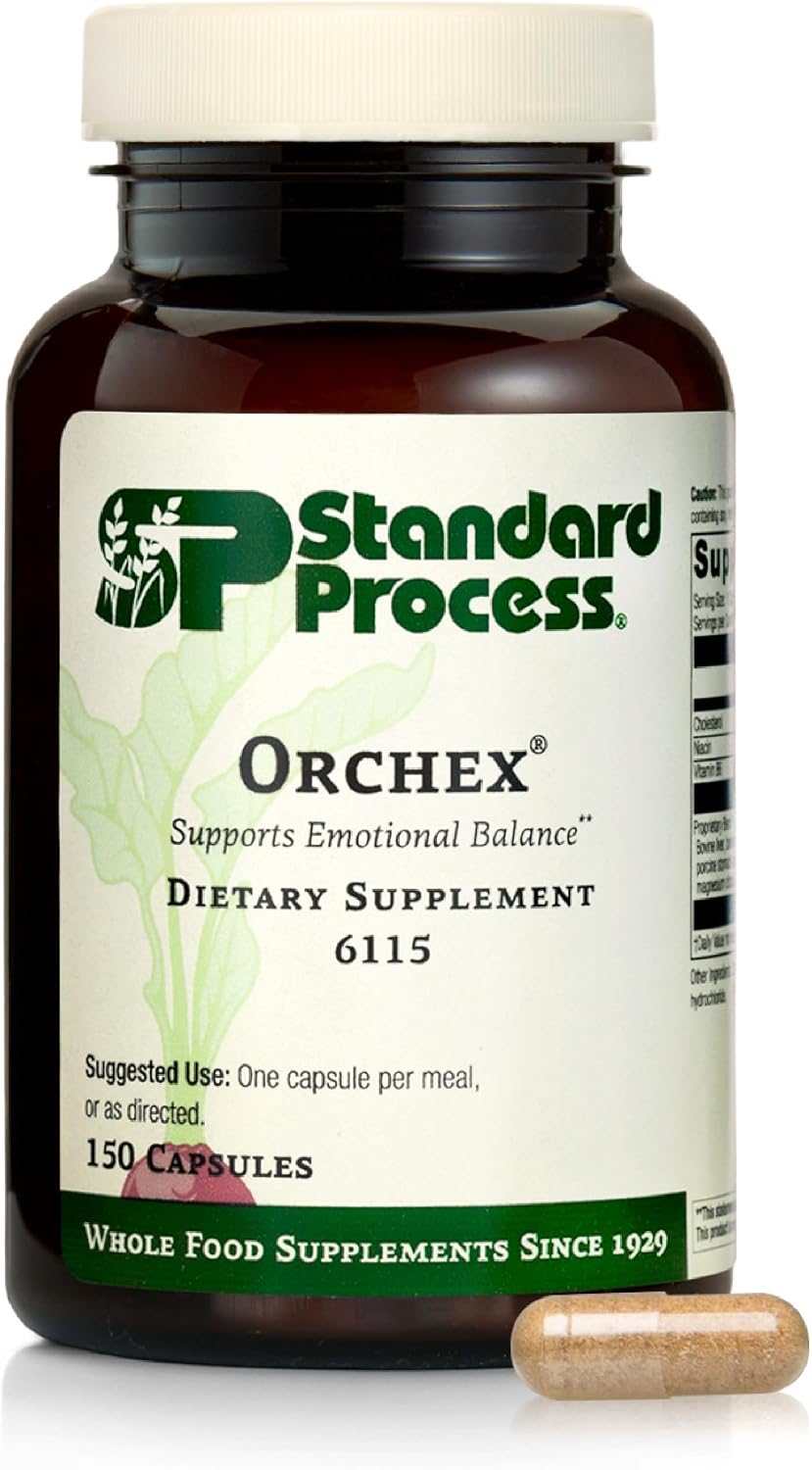 Standard Process Orchex - Suplemento alimenticio con vitaminas B6 y niacina - 90 cápsulas