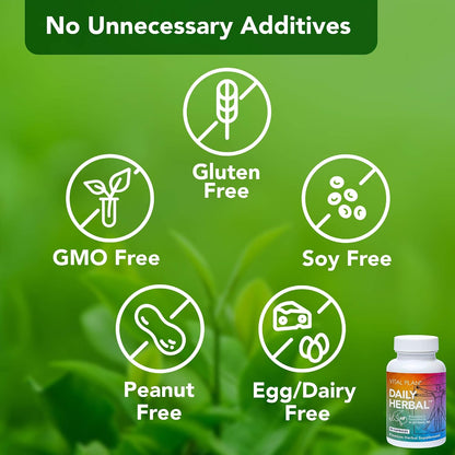 Vital Plan Daily Herbal Supplement - – Ayudar a mantener el equilibrio de la microbiota intestinal. – Image 3