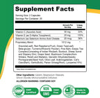 Keravita Pro – Vitamina C, E, Té Verde, Cúrcuma y Complejo de Setas – 60 Cápsulas, 1 Mes de Suministro