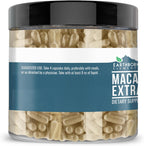 Earthborn Elements Maca Root Extract 200 Cápsulas, Puro y Sin Aditivos