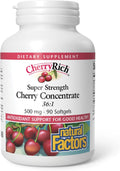 CherryRich Super Strength Tart Cherry Concentrate, 90 Softgels