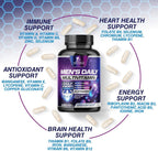 Multivitamínico para Hombres - Una Vez al Día - Fórmula Completa con Vitaminas A, C, D, E, Zinc y Hierro - 120 Cápsulas