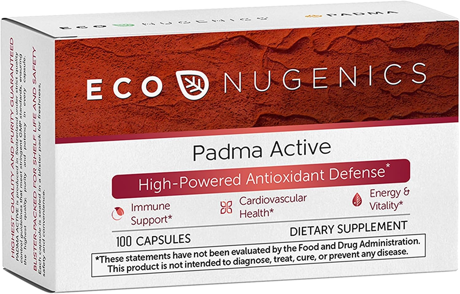 EcoNugenics Padma Active - Complemento de Vitamina C con Hierbas Tibetanas