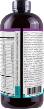 Life Solutions Super Multivitamins and Minerals - Líquido de Alta Potencia - 946 ml