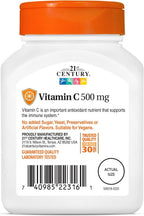 Vitamina C 500 mg con Calcio - 110 Comprimidos (Paquete de 3)