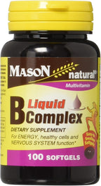 Mason Vitamins B-Complex Multivitamin, 100 Softgels