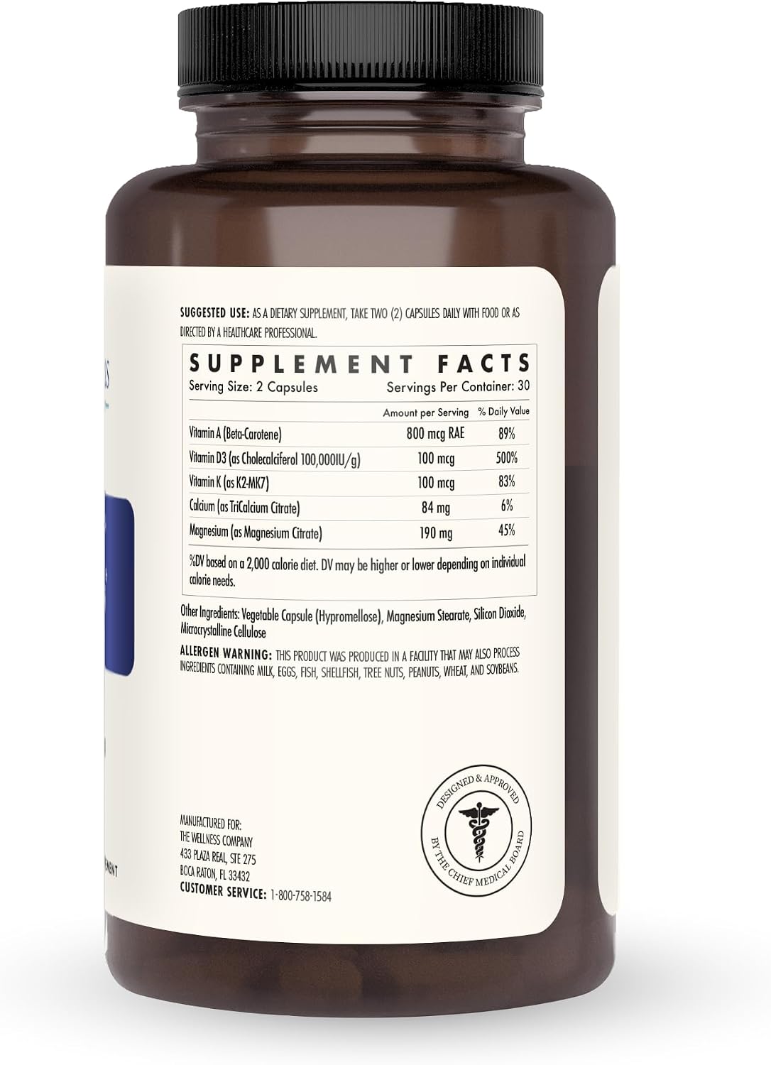 The Wellness Company Strong Bones - 60 Cápsulas (1 Mes)