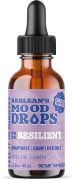 Barlean's Mood Booster Supplement, L-Theanine y Shilajit, Gotas Líquidas para Hombres y Mujeres, 1.5 oz