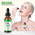 Sug Clean Drops Fórmula Saludable – SugClean Niveles Naturales - Gotas Líquidas de Glucógeno de Fuerza Extra (Pack de 3 – Suministro 3 Meses)