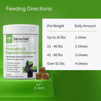 SensoVet Probióticos Avanzados para Perros con Enzimas Digestivas - Soft Chews