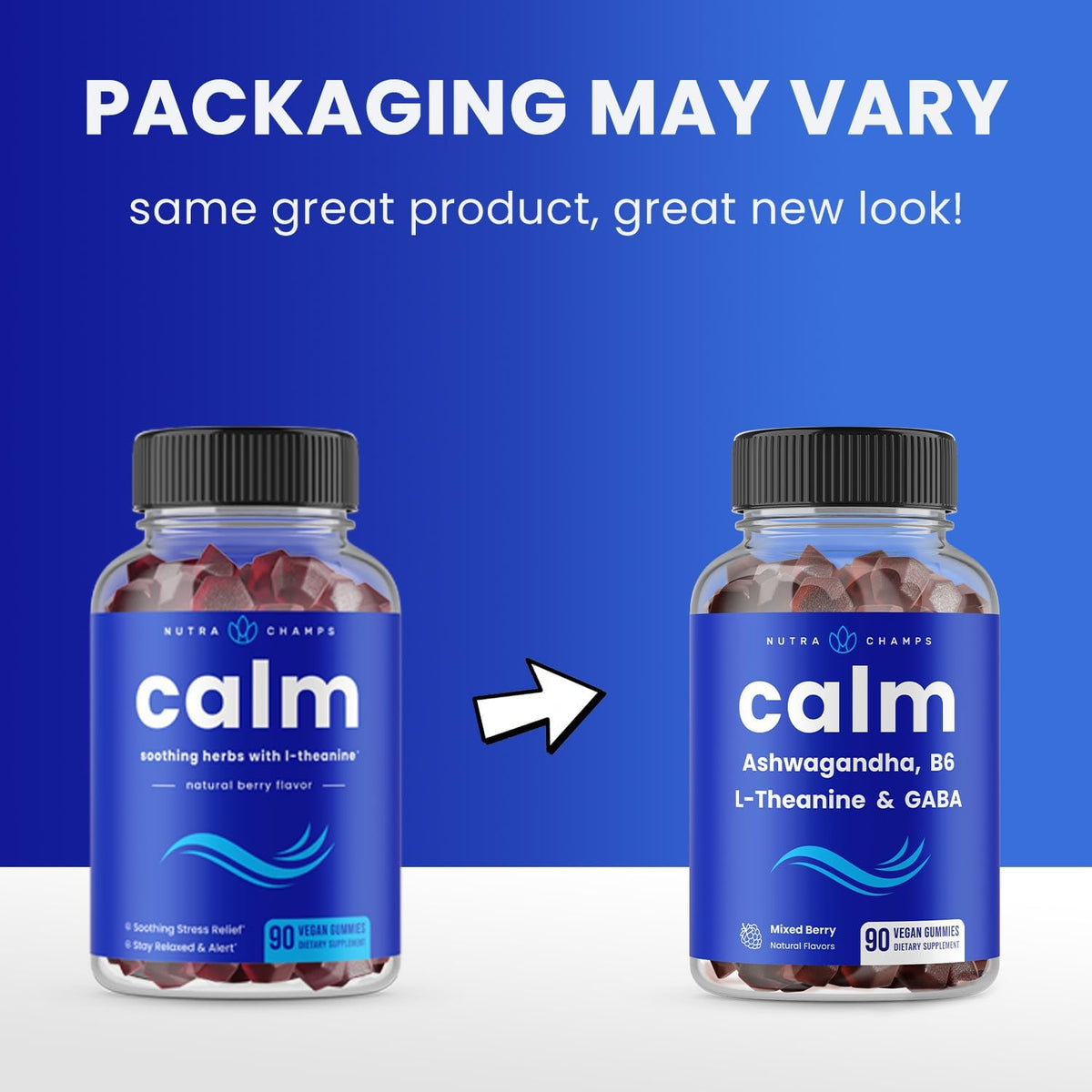 NutraChamps Calm Gummies, Gominolas para el – GABA: Neurotransmisor que contribuye a reducir la excitabilidad – Image 8