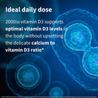 Igennus Vitamina D3 2000 UI, 50 mcg, 365 Comprimidos Vegetarianos - Suministro para 1 Año