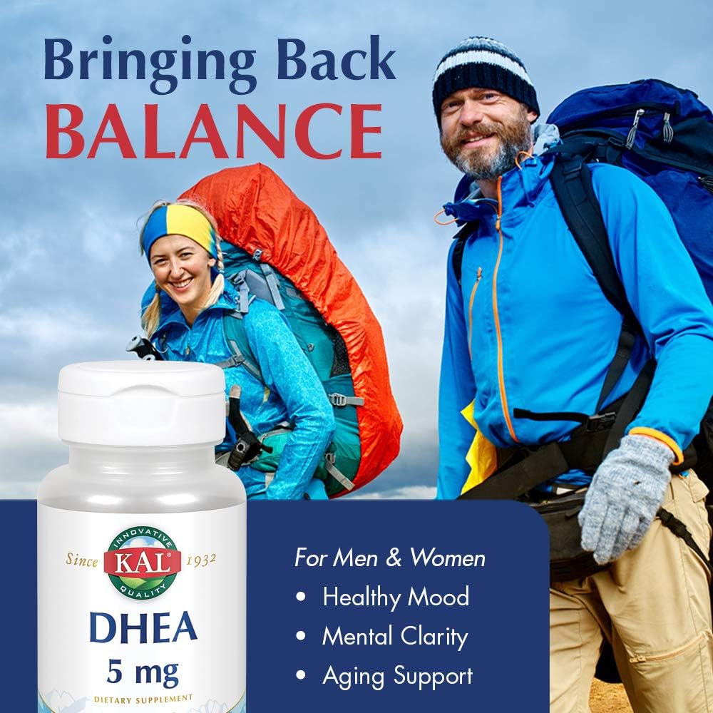 DHEA 5 mg - 60 Comprimidos - Kal