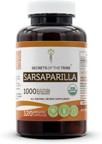 Secrets of the Tribe Sarsaparilla USDA Orgánica - 120 Cápsulas Vegetarianas