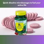 B12 500 mcg Sublingual Sabor Cereza 200 Microlozenges (Pack de 3)