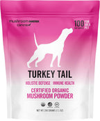 Om Mushroom Matrix Pet Turkey Tail - Polvo de Hongo Orgánico para Perros y Gatos, 100g