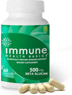 Immune Health Basics Ultra Strength Immunity - Beta Glucano 125 mg - 60 Cápsulas