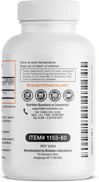 Bronson Vitamina K2 (MK-7) con D3 Extra Strength - 10.000 UI D3 + 120 mcg MK-7, 60 cápsulas