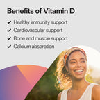 PureFormulas Vitamina D3 1.000 UI 25 mcg - Suplemento Premium para Huesos, Dientes y Sistema Inmunitario - No-GMO - 100 Comprimidos
