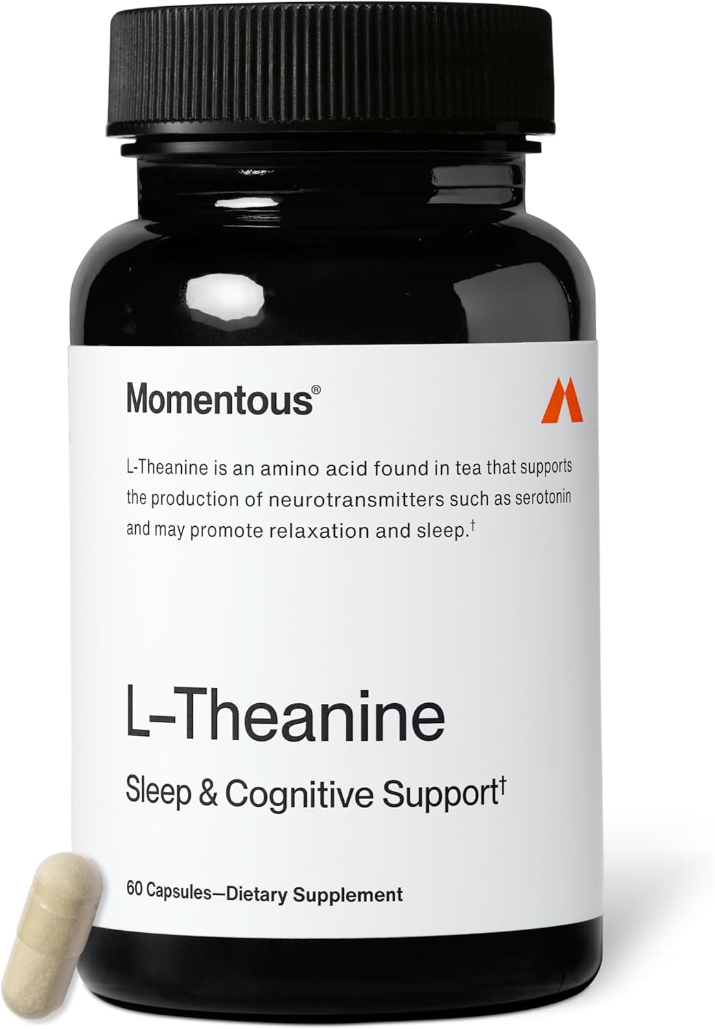 Momentous L-Teanina - 200 mg - 60 Cápsulas - Complemento Alimenticio