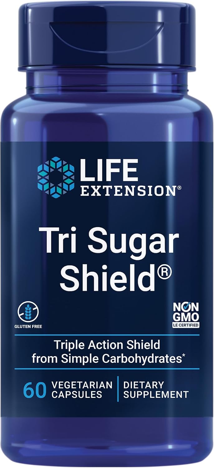 Life Extension Tri Sugar Shield® - 60 Vegetarian Capsules