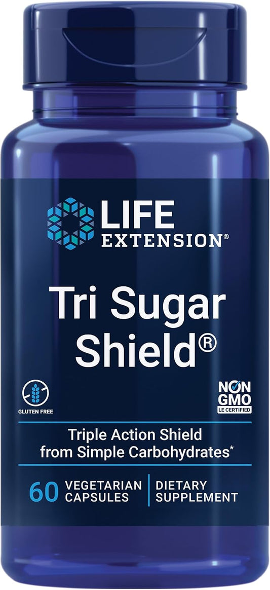 Life Extension Tri Sugar Shield® - 60 Vegetarian Capsules
