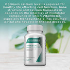 MYOXCIENCE Vitamina D3 + K2 Micronutrientes Esenciales | 6000 UI D3 + 150 mcg K2 MK-7 | 90 Cápsulas Vegetales