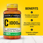 MASON NATURAL Vitamina C 1000 mg, 100 Comprimidos